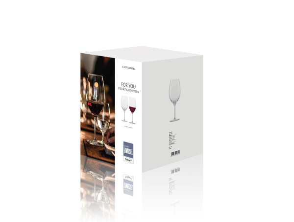 Bordeauxglas-Set FOR YOU in klar aus Glas