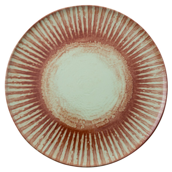 Platzteller Arthur Krupp SUNLIGHT RED in rot aus Steingut