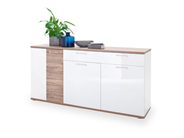 Sideboard HARPER MARADI in weiß aus Melamin