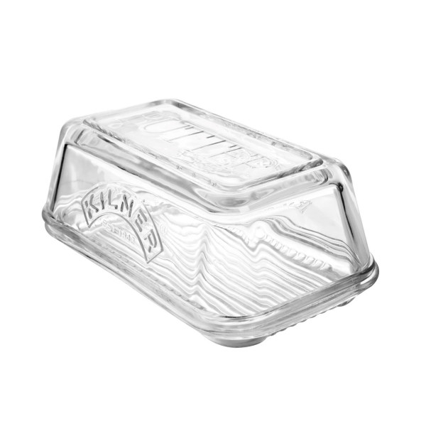 Butterdose KILNER in klar aus Glas