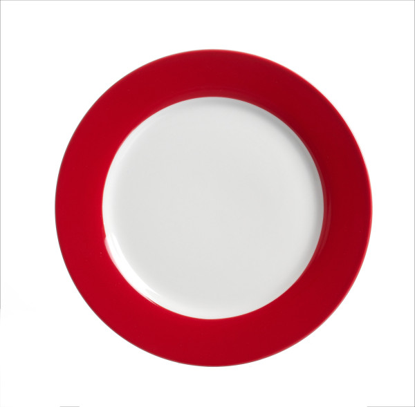 Dessertteller Doppio rot