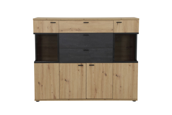 Highboard ATLANTA in  artisan eiche dekor aus Dekor