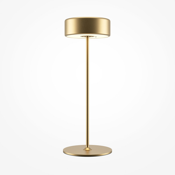 Tischleuchte AI COLLABORATION in goldfarben aus Aluminium