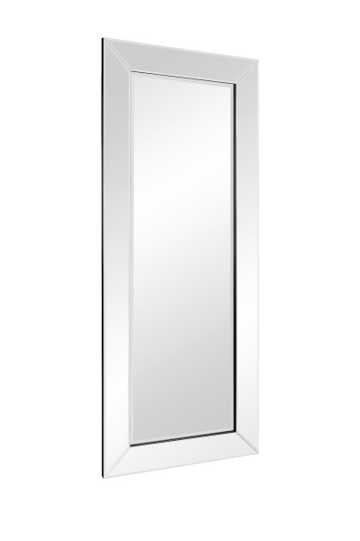 Rahmenspiegel DUNJA in silberfarben aus Glas