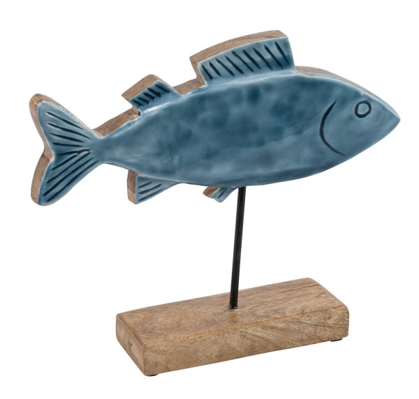Aufsteller FISCH auf Holzfuß
