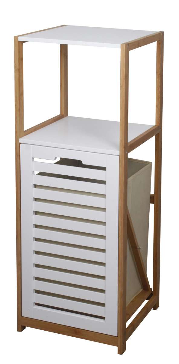 Badregal mit Wäschesammler | Regale & Ablagen | Badezimmer | Räume