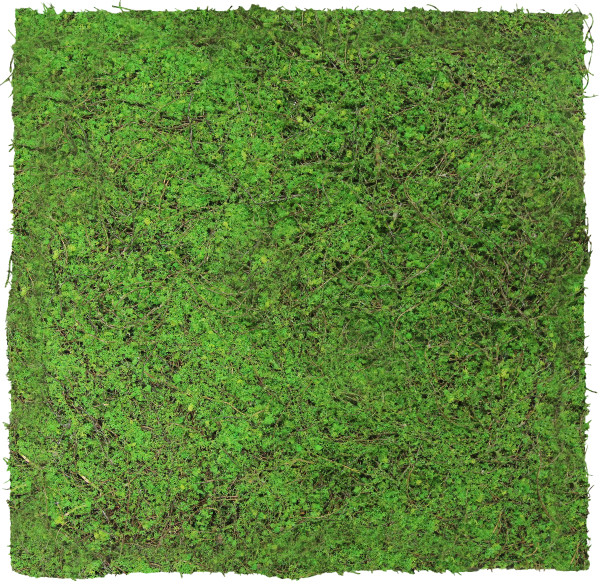 Wandpaneel MODULAR WALL in grün aus Materialmix