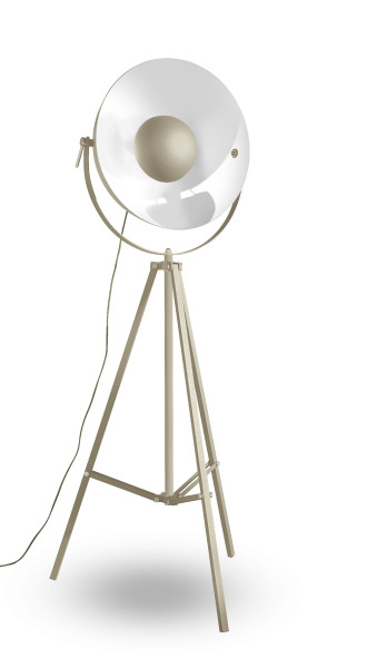 Stehleuchte FAME IV in weiß aus Metall