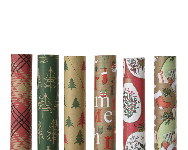 Geschenkpapier Rolle KRAFT