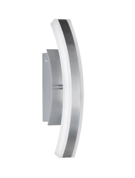 Wandleuchte STIFF TW in Alufarbig aus Metall