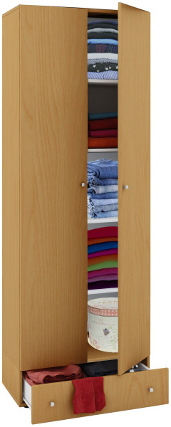 Mehrzweckschrank VANDOL I in  Buche aus Folie