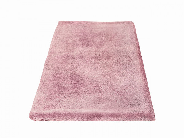 Teppich PLUSH rund rosa