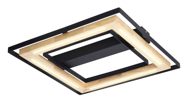 Deckenleuchte RILAS in schwarz aus Metall