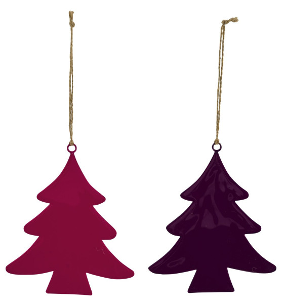 Christbaumschmuck Hänger TANNE aus Metall