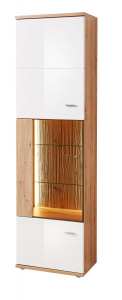 Vitrine vito CUBA in weiß aus Dekor