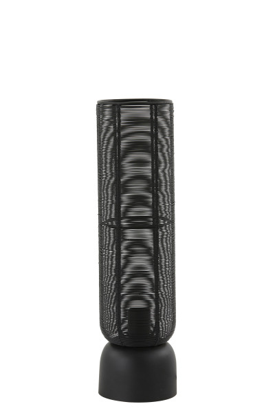 Tischleuchte LEZUZA in schwarz aus Metall