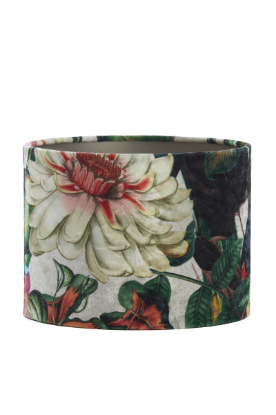 Lampenschirm DAHLIA in grün aus Stoff