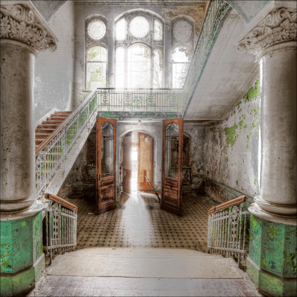Aludibondbild ENTRANCE HALL in mehrfarbig aus Alu