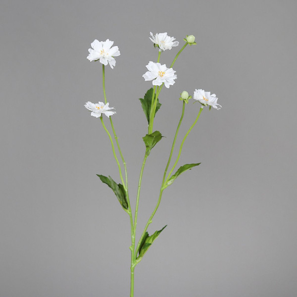 Kunstblume COSMEA in creme aus Kunststoff