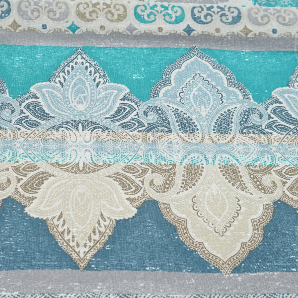Mitteldecke JANESSA lagune in lagune aus Polyester