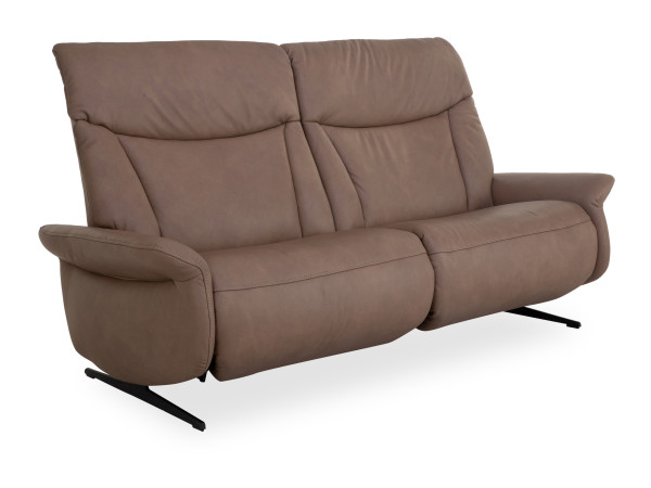 Sofa 3 Sitzer MONDO VARIA 4473 in sand aus Leder
