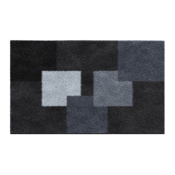 Badematte RUBIC in grau/anthrazit aus Polyacryl