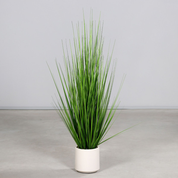 Kunstpflanze Gras in grün aus Kunststoff