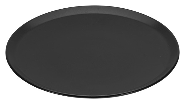 Pizzateller MANHATTAN in schwarz aus Steinzeug