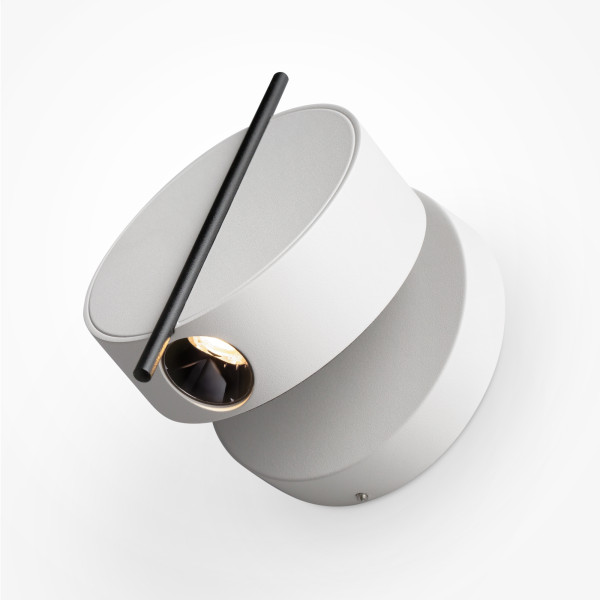 Wandleuchte NUANCE in weiß aus Aluminium