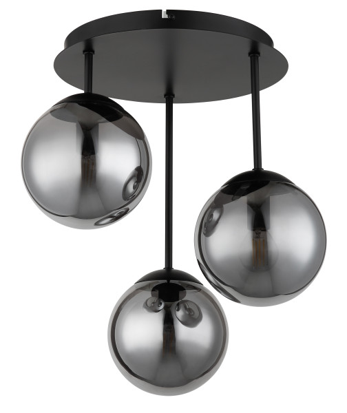 Deckenleuchte HARMON in schwarz aus Metall