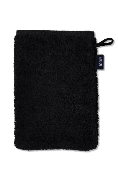 Waschhandschuh JOOP! CLASSIC in schwarz aus Baumwolle