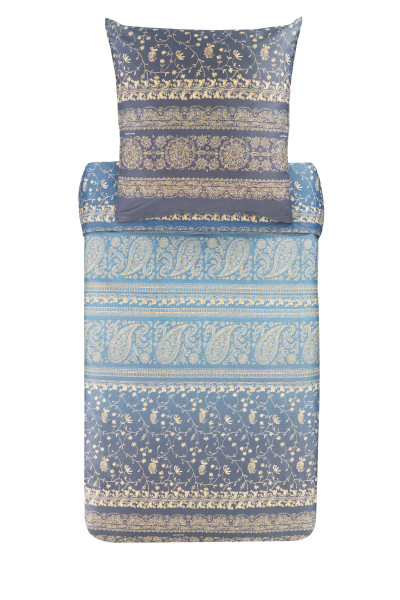 Bettwäsche BRENTA in grau aus Baumwolle