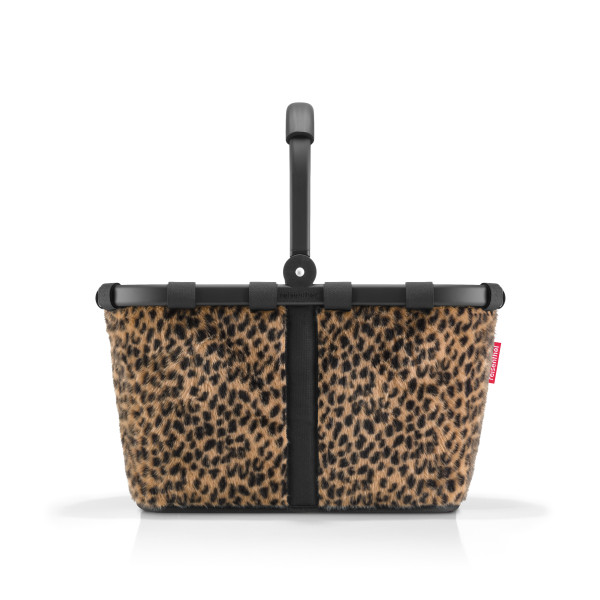 carrybag reisenthel - leo fake fur in braun aus Polyester