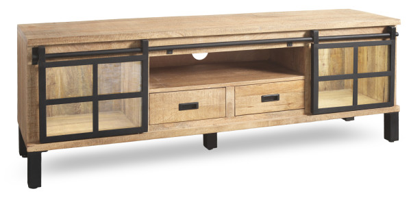 Lowboard HARPER WOODLAND in latte aus Holz