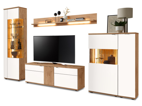 Wohnwand HARPER SHERMAN aus Dekor