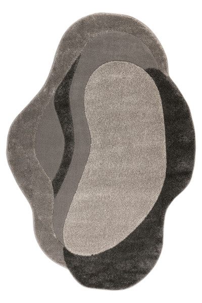 Teppich MY FRISCO in grau aus Mischgewebe