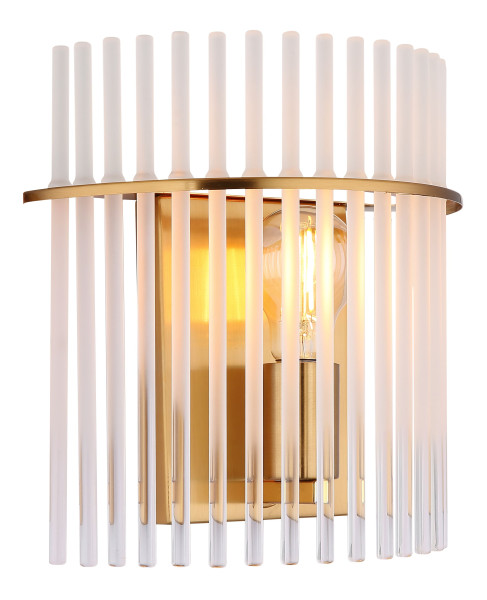 Wandleuchte GORLEY in goldfarben aus Metall