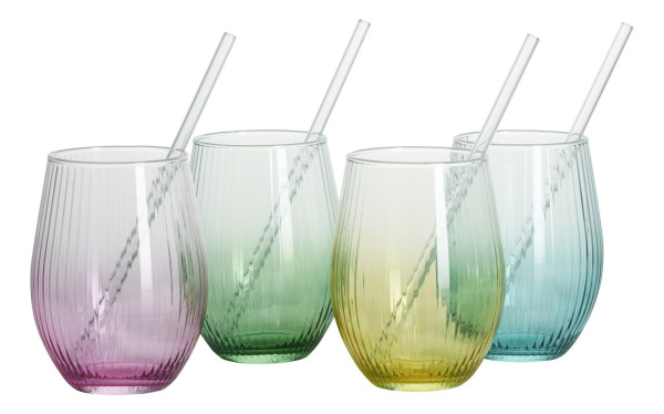 Gläser-Set SPRITZ in mehrfarbig aus Glas