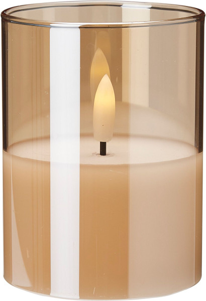 Kerze LED im Glas
