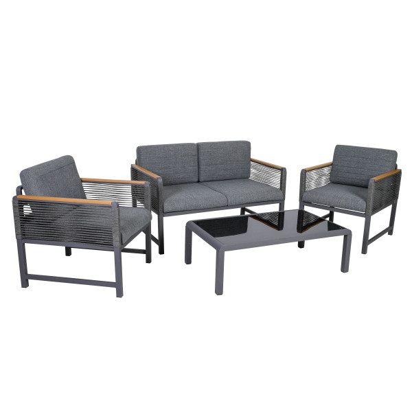 Loungeset greemotion Nevi in grau