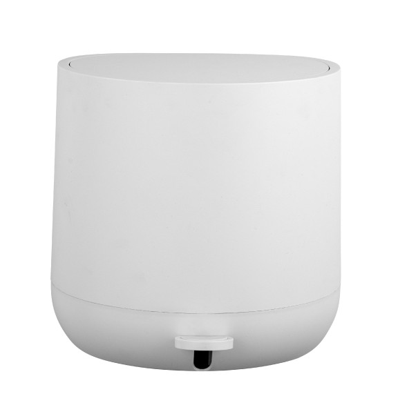 Treteimer PROMINO in weiß aus Kunststoff