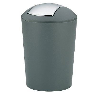 Schwingdeckeleimer MARTA 5l in grau aus Kunststoff