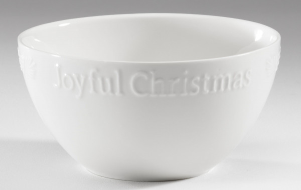 Müslischale JOYFUL in weiß aus Bone China