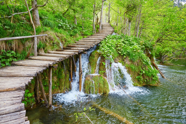 Akustikbild WASSERFALL 3 aus Materialmix