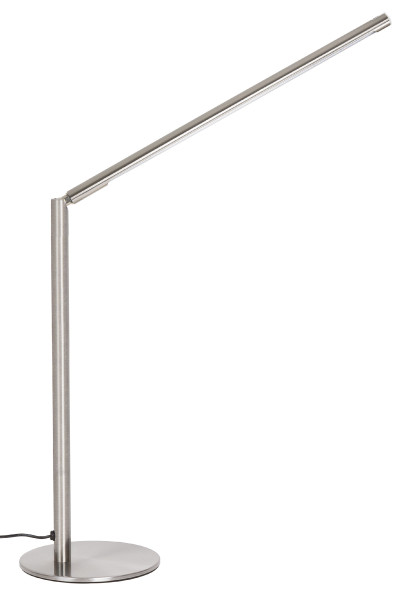 Tischleuchte CARLO in Nickel aus Metall