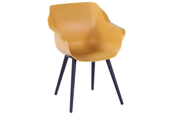 Gartenstuhl SOPHIE in gelb aus Kunststoff