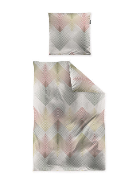 Bettwäsche WAVE Satin aus Baumwolle