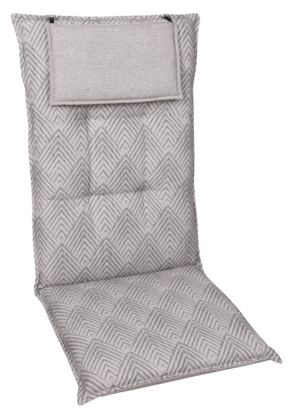 Sesselauflage hoch in beige aus Mischgewebe