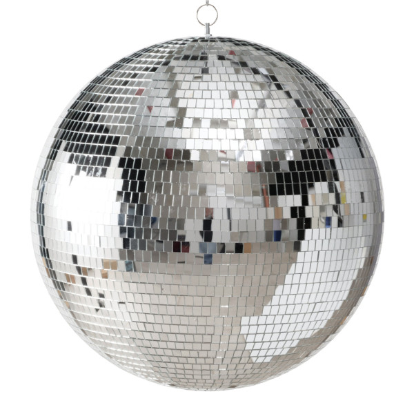 Hänger DISCOKUGEL in silberfarben aus Glas