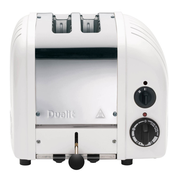 2-Scheiben-Toaster Dualit NewGen in weiß aus Edelstahl